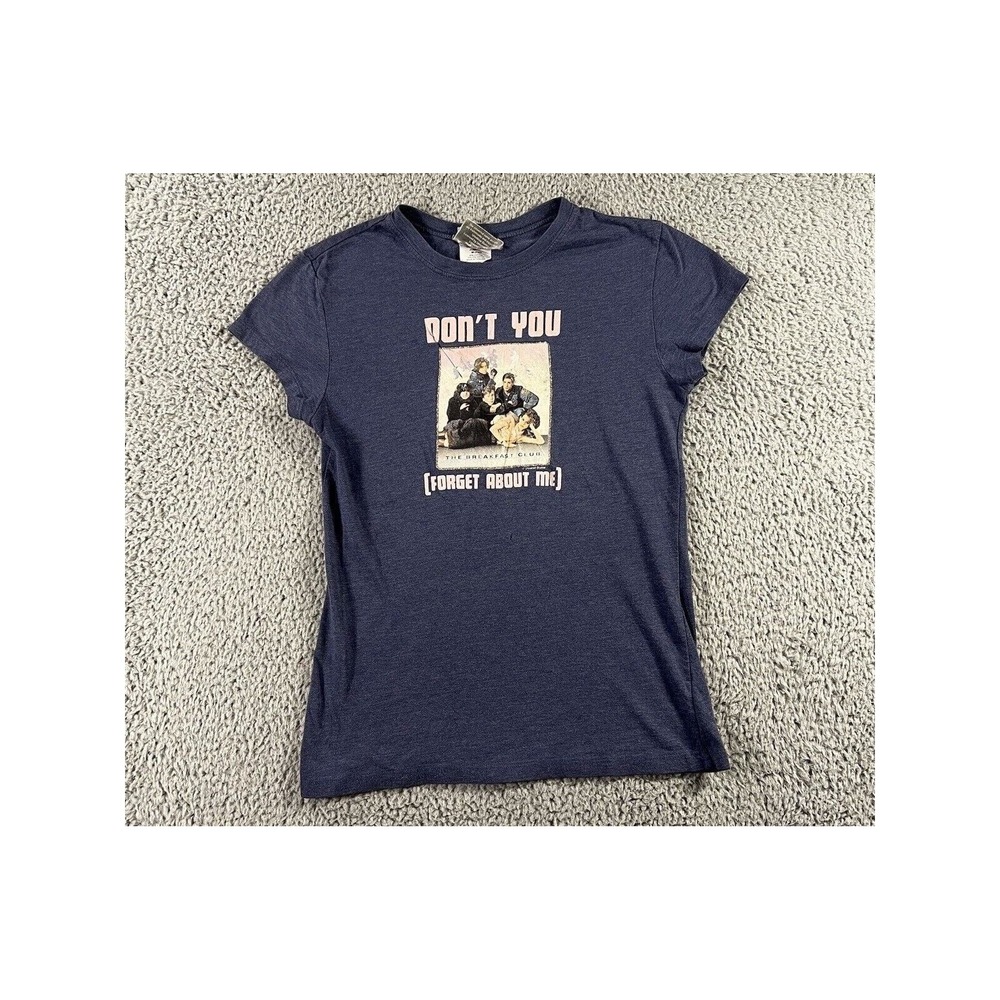 The Breakfast Club T-Shirt Women S Blue Graphic Tee 80s Movie Retro Pop Culture